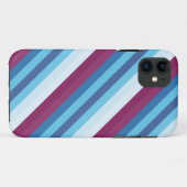 Roetdiagonaal vormgegeven strepen Case-Mate iPhone case (Achterkant (horizontaal))
