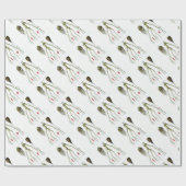  roetgroenten botanische afdrukken cadeaupapier (Vlak)