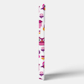 roetkleurig vogelpatroon Case-Mate iPhone case (Achterkant / Rechts)