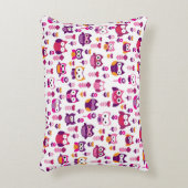 roetkleurig vogelpatroon decoratief kussen (Voorkant(Verticaal))