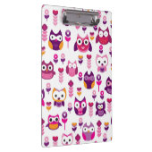 roetkleurig vogelpatroon klembord (Rechts)