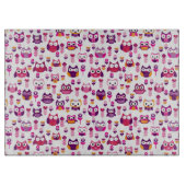 roetkleurig vogelpatroon snijplank (Voorkant)