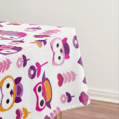 roetkleurig vogelpatroon tafelkleed (Voorbeeld)