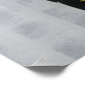 Roetkunst schilderster moderne kunst poster (Hoek)