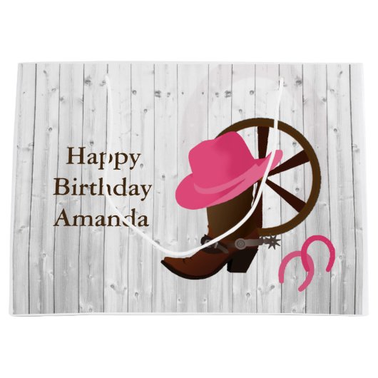 Roetvormig houtschemisch ontwerp voor koelmeisje L Groot Cadeauzakje (Voorkant)