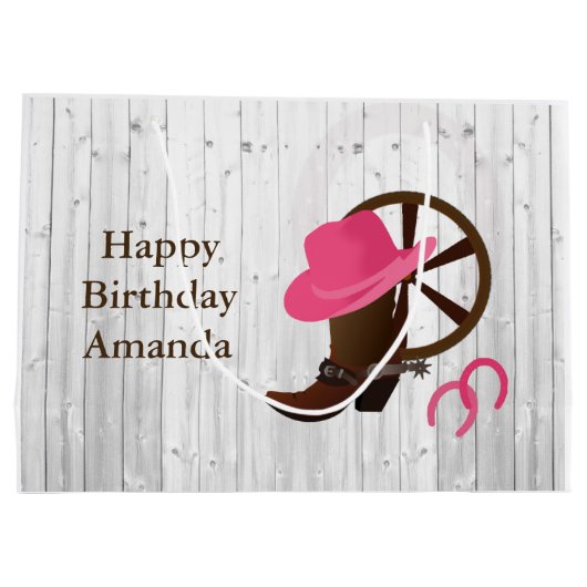 Roetvormig houtschemisch ontwerp voor koelmeisje L Groot Cadeauzakje (Achterkant)