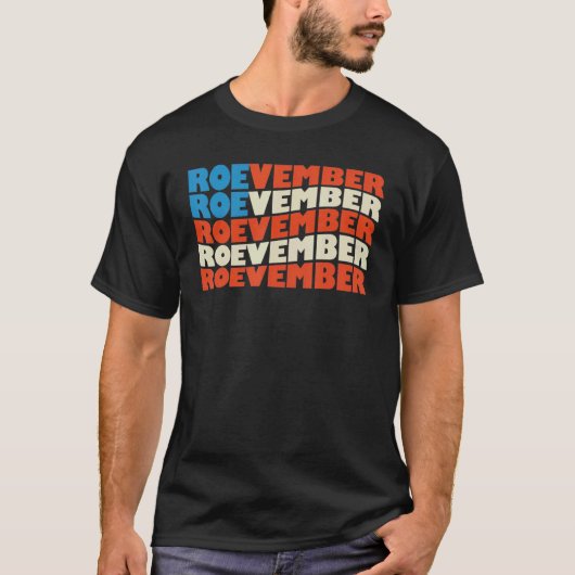 ROEVACH US FLAG Roe Vember Roe November Pro Roe T-shirt (Voorkant)
