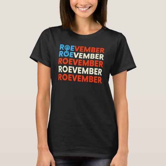ROEVEMBER American Flag  Remember November 8 2022 T-shirt (Voorkant)