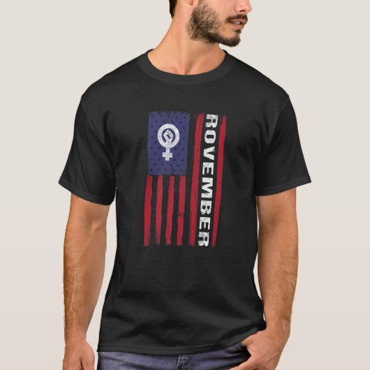 Roevember American Flag T-shirt (Voorkant)