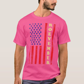 Roevember Amerikaanse vlag T-shirt