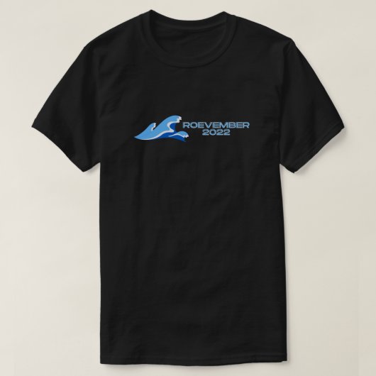 Roevember Blue Wave 2022 T-Shirt (Design voorkant)
