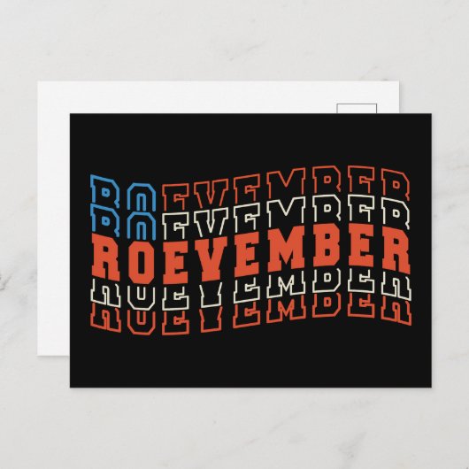 Roevember Briefkaart (Voorkant / Achterkant)