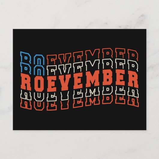 Roevember Briefkaart (Voorkant)