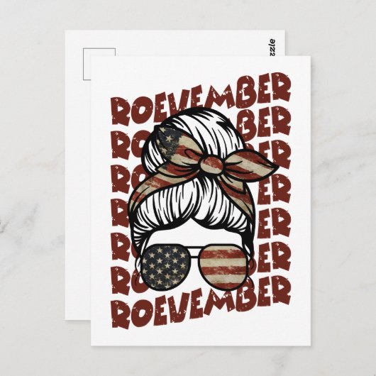 Roevember Briefkaart (Voorkant / Achterkant)