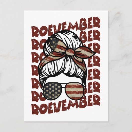 Roevember Briefkaart (Voorkant)