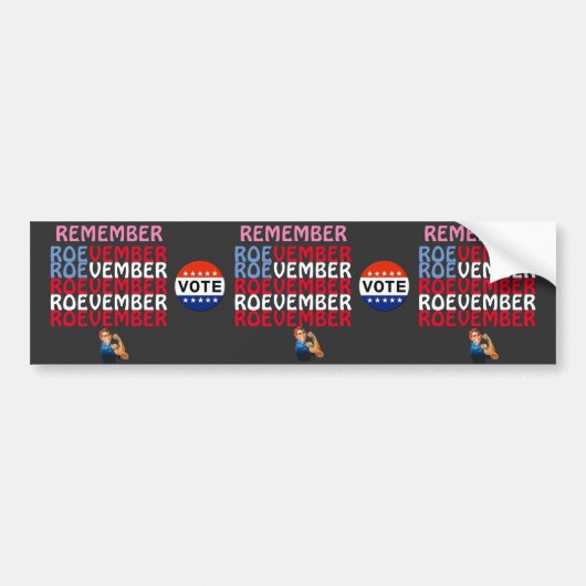 ROEVEMBER Bumpersticker (Voorkant)