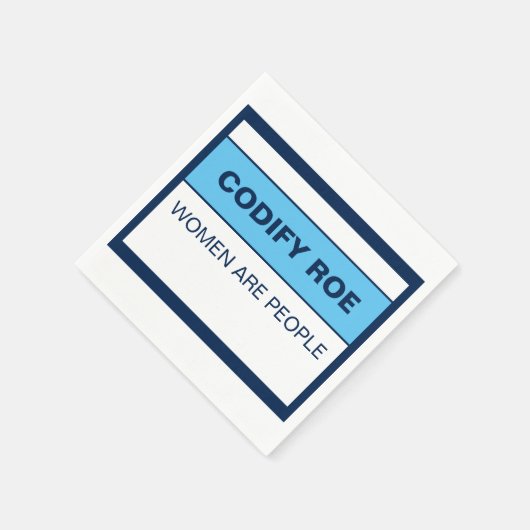 Roevember Codificeren Roe Vrouwen Zijn Mensen Servet (Hoek)