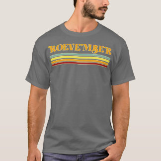 Roevember  Retro Typografie T-shirt