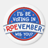 ROEvember stembadge Magneet (Voorkant)