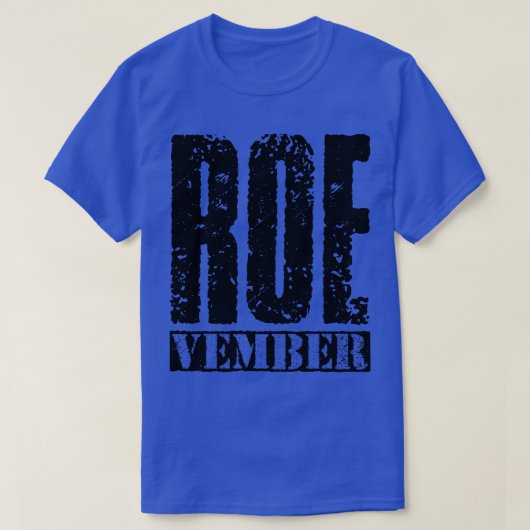 Roevember  tekst t-shirt (Design voorkant)