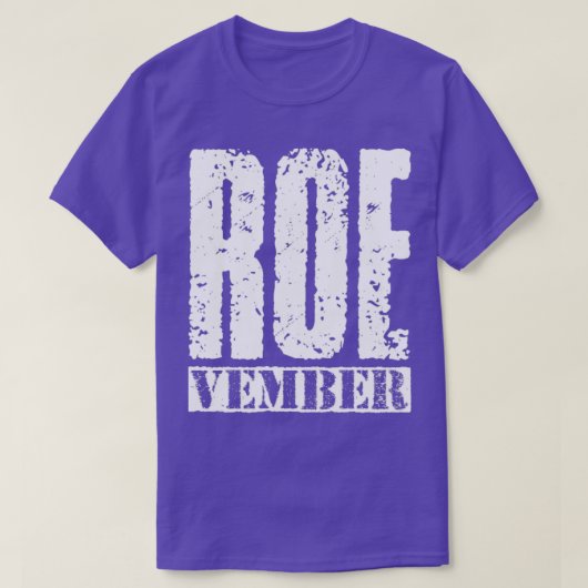 Roevember White - tekst T-shirt (Design voorkant)