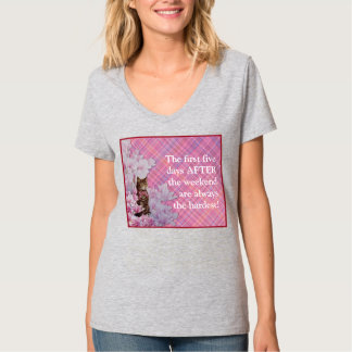 ROFL cat op maat roze plaid T-Shirt