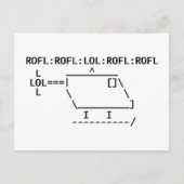 ROFLcopter Briefkaart (Voorkant)