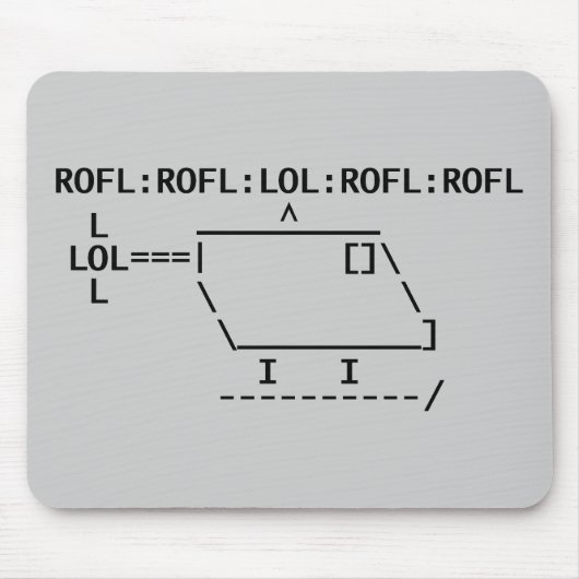 ROFLcopter Muismat (Voorkant)