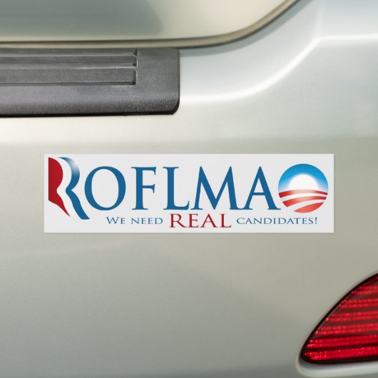 ROFLMAO Geen Echte Bumpersticker Keuze (Op auto)
