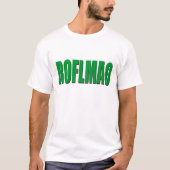 ROFLMAO-groen T-shirt (Voorkant)