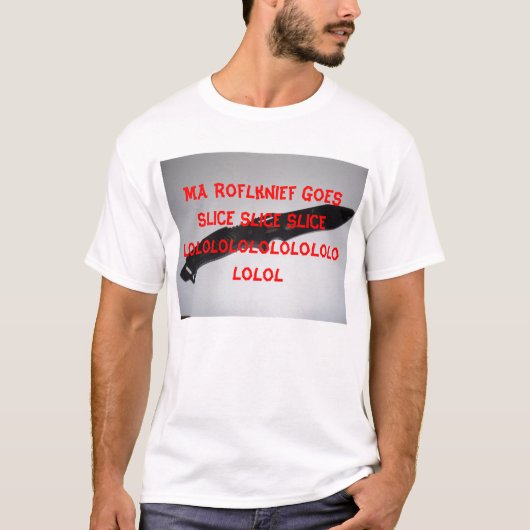 roflmessef uit arby in de chef . lol t-shirt (Voorkant)