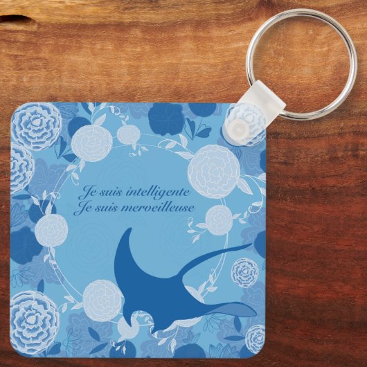 rog, bloem, sinaasappel, mandala, zen, chakra, sleutelhanger (Achterkant)