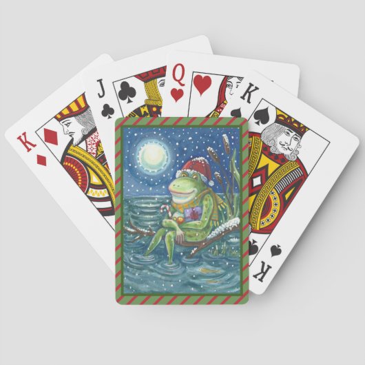 ROG OP LOG, CHRISTMAS DECK OF PLAYCARDS Poker Pokerkaarten (Achterkant)