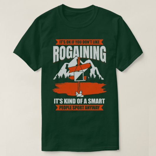 Rogaining Lover Orienteering Rogaines Hobby Gift T-shirt (Design voorkant)