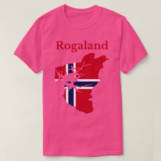 Rogaland County Noorwegen T-shirt (Design voorkant)