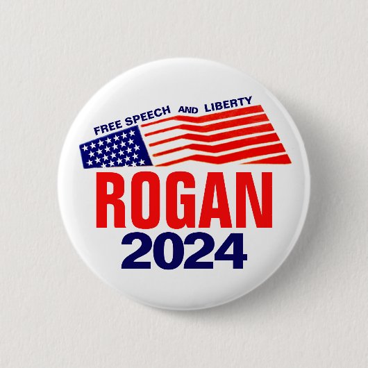 Rogan 2024 ronde button 5,7 cm (Voorkant)