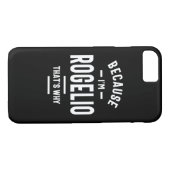 Rogelio Gepersonaliseerde naam Birthday Case-Mate iPhone Case (Achterkant (Horizontaal))