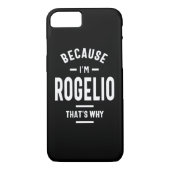 Rogelio Gepersonaliseerde naam Birthday Case-Mate iPhone Case (Achterkant)