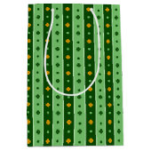 ROGEN VAN GROENEN EN ORANJE IERSE SCHAMROKKEN MEDIUM CADEAUZAKJE (Voorkant)