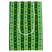 ROGEN VAN GROENEN EN ORANJE IERSE SCHAMROKKEN MEDIUM CADEAUZAKJE (Achterkant)