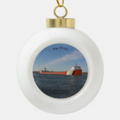 Roger Blough Keramische Bal Ornament (Voorkant)