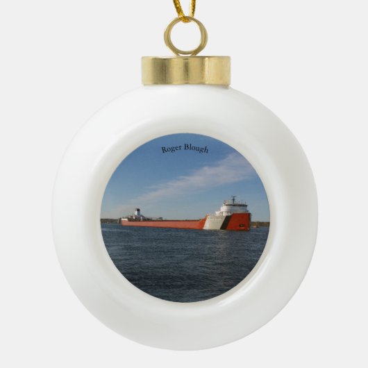 Roger Blough Keramische Bal Ornament (Voorkant)