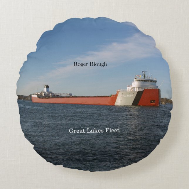 Roger Blough ronde kussen (Voorkant)