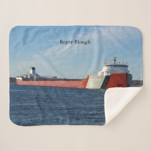 Roger Blough sherpa blanket Deken (Voorkant (horizontaal))