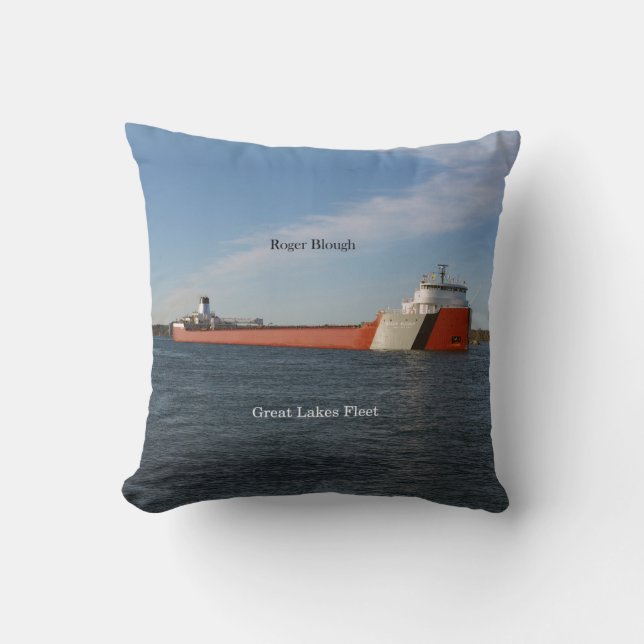 Roger Blough vierkante kussen (Voorkant)