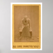 Roger Connor Baseball Kaart 1889 Poster (Voorkant)