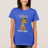 Roger, de geadopteerde hond. t-shirt (Voorkant)