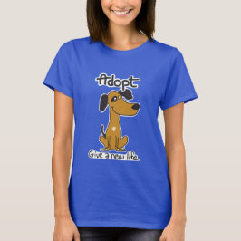 Roger, de geadopteerde hond. t-shirt