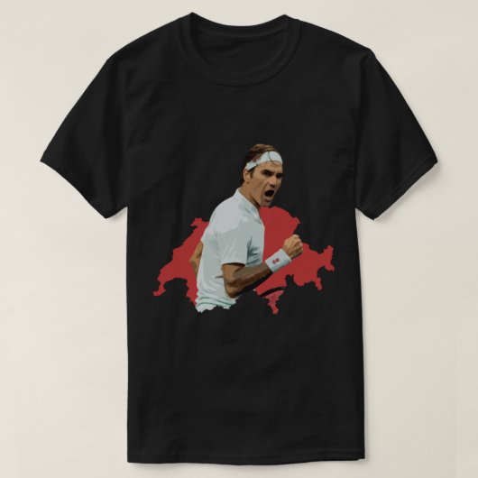 Roger Federer (2) T-shirt (Design voorkant)
