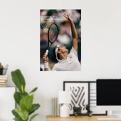 Roger Federer Poster Tennis Motiverende Kunst (Thuiskantoor)